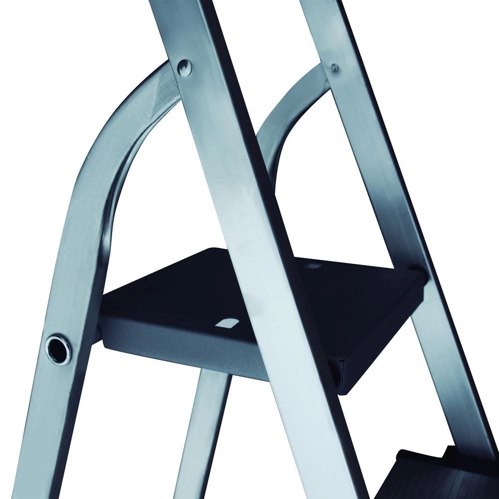 Стремянка алюминиевая с широкой ступенью Новая Высота 7 ступеней (арт. 2117107) от магазина ЛесКонПром.ру