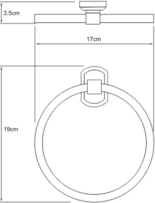 Полотенцедержатель Wasserkraft Oder K-3060 от магазина ЛесКонПром.ру