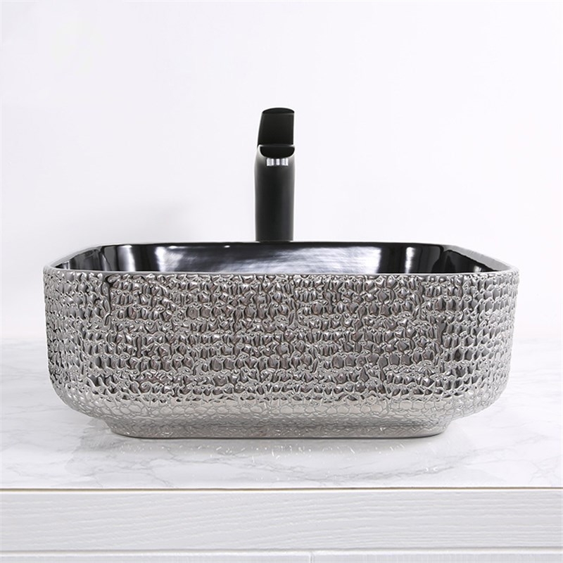 Раковина-чаша Mira 39 MR-3939BS Черная Серебро от магазина ЛесКонПром.ру