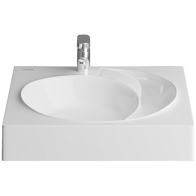 Раковина Grossman Neo 60 2606001 на стиральную машину Белая от магазина ЛесКонПром.ру