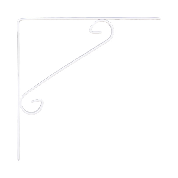 Кронштейн S белый 200х200 от магазина ЛесКонПром.ру