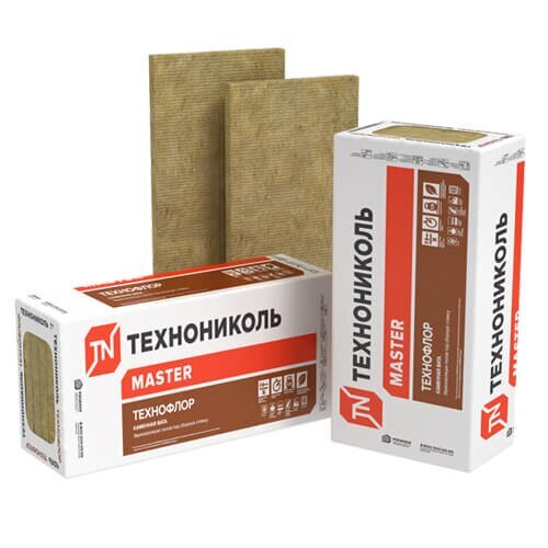 Плита минераловатная ТЕХНОНИКОЛЬ Технофлор Стандарт 1200х600х60 мм, 4 шт от магазина ЛесКонПром.ру