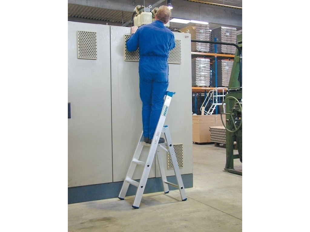 Стремянка алюминиевая Krause Stabilo 5 ступеней (арт. 124524) от магазина ЛесКонПром.ру