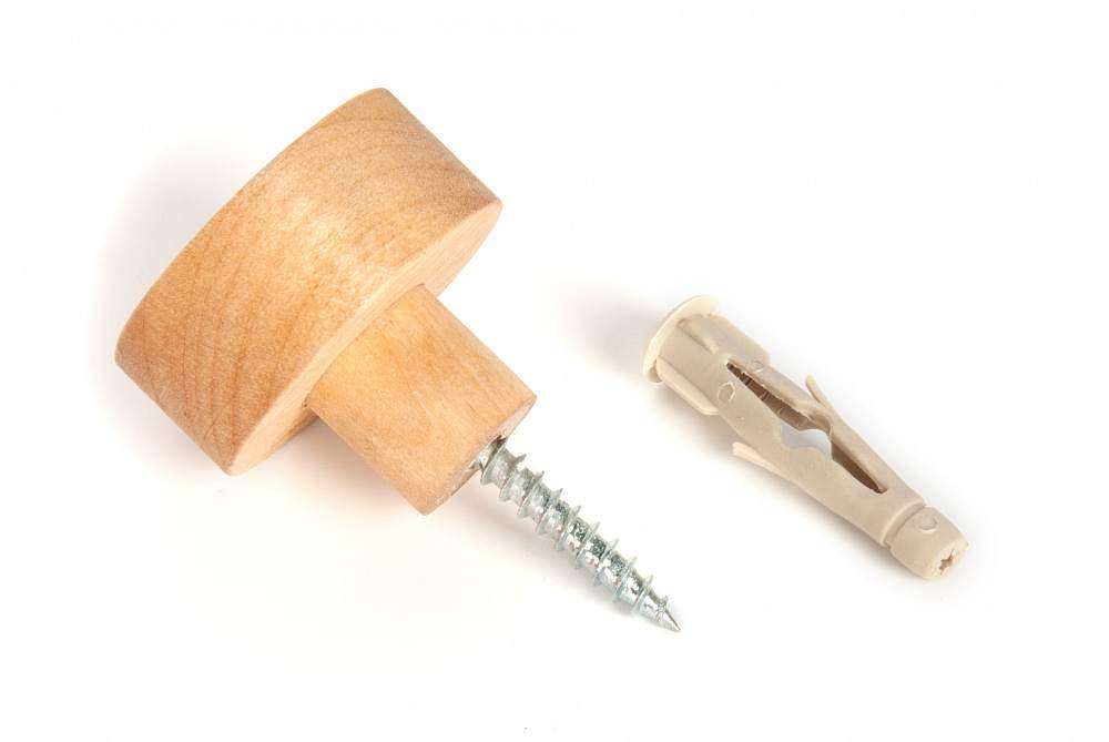 Крючок настенный, дерево TROY NP.35.R от магазина ЛесКонПром.ру