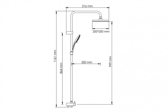 Душевой комплект WasserKRAFT 80382157 от магазина ЛесКонПром.ру