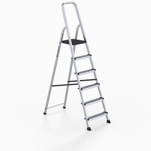 Стремянка алюминиевая Cagsan Bergama 7 ступеней (арт. BG 6) от магазина ЛесКонПром.ру