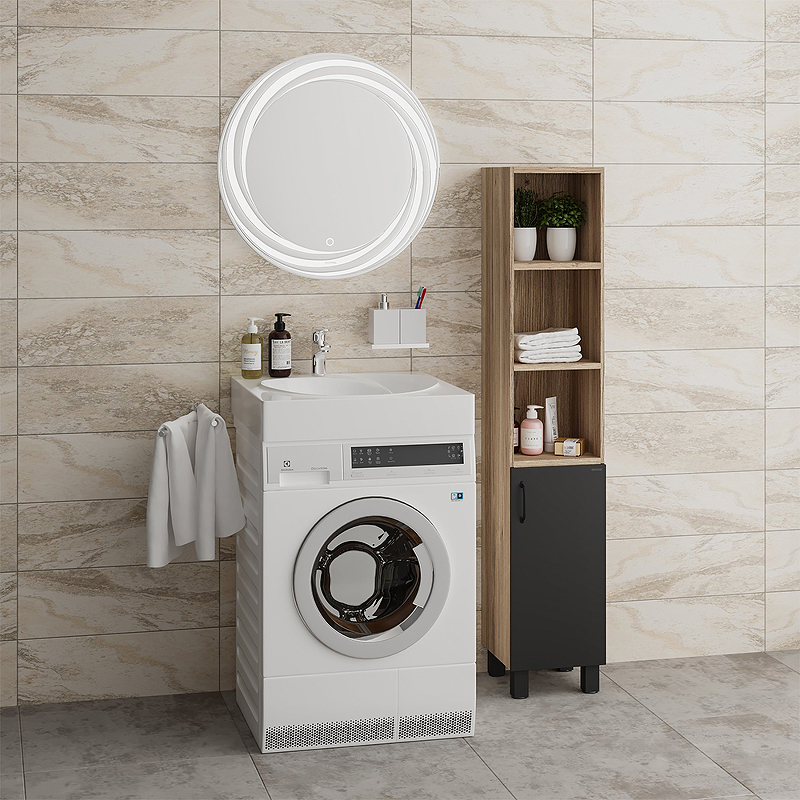 Раковина Grossman Neo 60 2606001 на стиральную машину Белая от магазина ЛесКонПром.ру