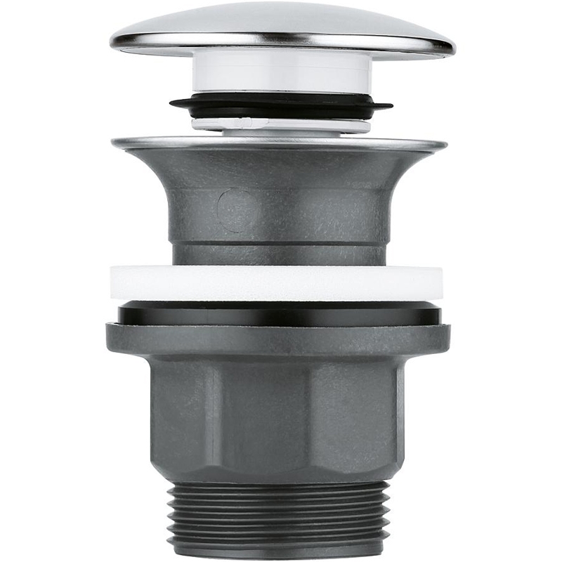 Донный клапан Grohe 40824000 click-clack Хром от магазина ЛесКонПром.ру