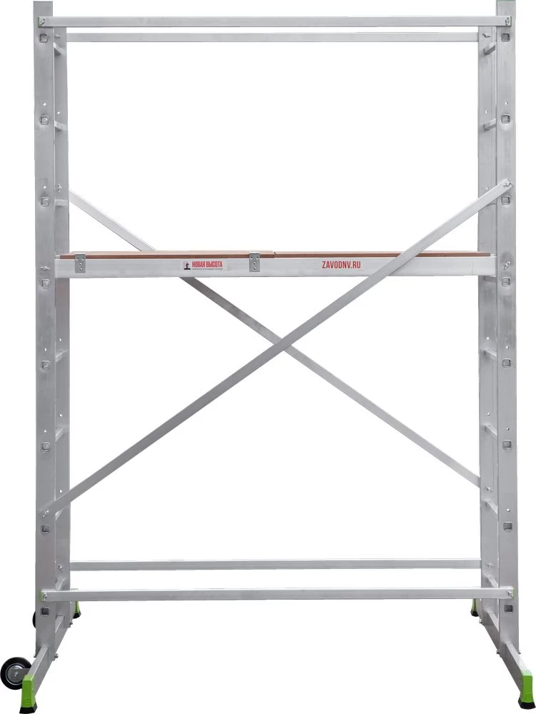 Алюминиевая Вышка-тура НОВАЯ ВЫСОТА с рабочей высотой до 3,3 м. Арт. 2410208 от магазина ЛесКонПром.ру