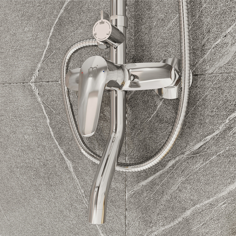 Душевая система Milardo Simp SIMSB1FM06 Хром от магазина ЛесКонПром.ру