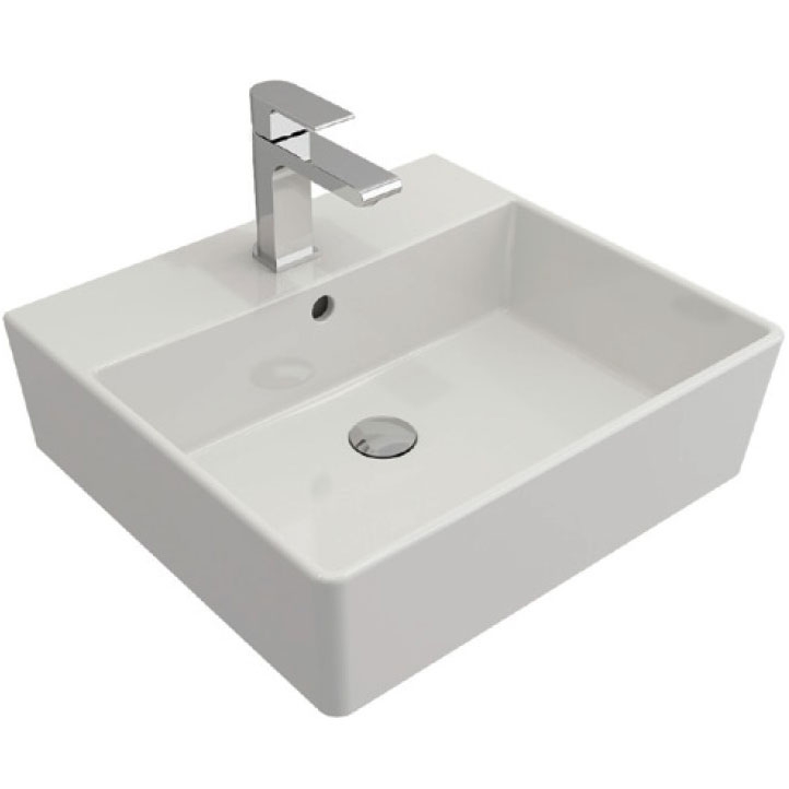 Раковина Bocchi Milano 50 1216 Белая глянцевая от магазина ЛесКонПром.ру