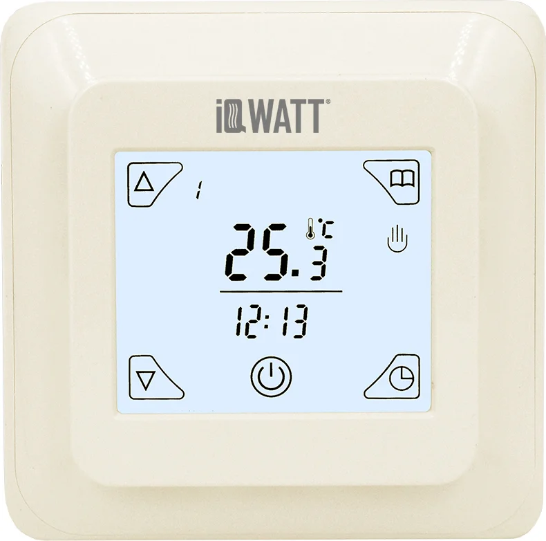 Терморегулятор IQ Watt Thermostat TS слоновая кость от магазина ЛесКонПром.ру