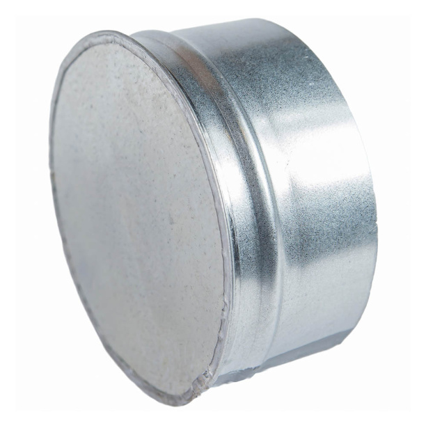Заглушка оцинкованная d100 мм от магазина ЛесКонПром.ру
