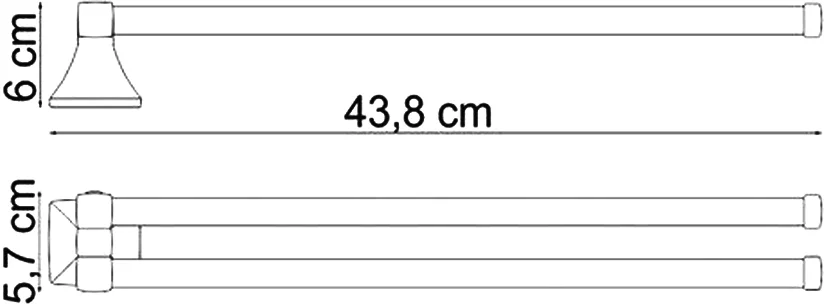 Полотенцедержатель Wasserkraft Wern K-2531 от магазина ЛесКонПром.ру