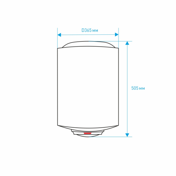 Водонагреватель накопительный Edisson ЕR 30V, 30 л от магазина ЛесКонПром.ру