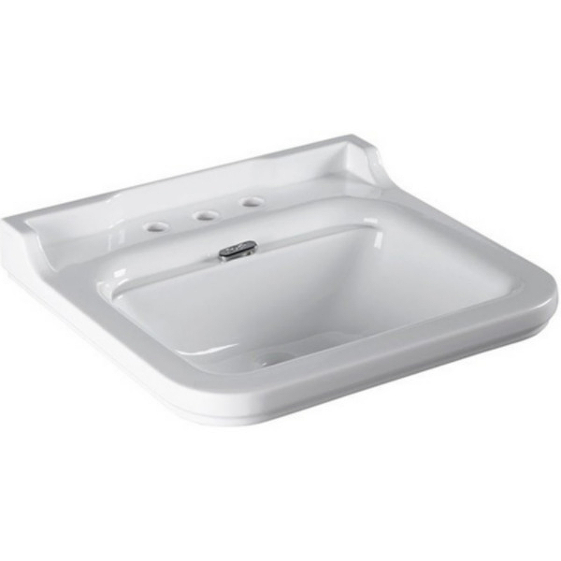 Раковина Kerasan Waldorf 60 4140K1bi/cr*3 Белая от магазина ЛесКонПром.ру