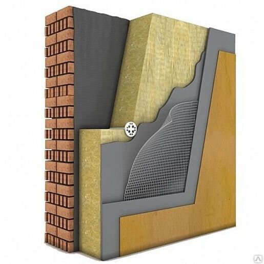 Плита минераловатная BASWOOL Руф Н 120 1200х600х50 мм, 6 шт от магазина ЛесКонПром.ру