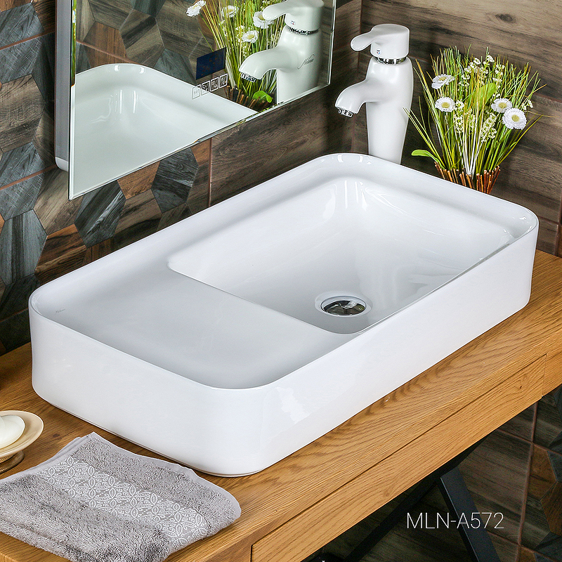 Раковина Melana 77 MLN-A572 Белая от магазина ЛесКонПром.ру