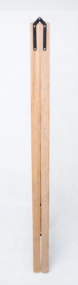 Стремянка двухсторонняя деревянная с перекладинами Hoz-Block Маляр 2х4 ступени (арт. СДДМ-4) от магазина ЛесКонПром.ру