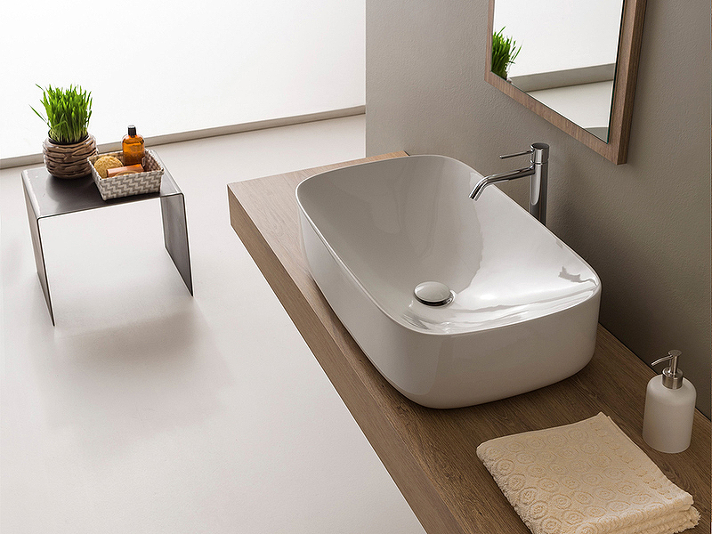 Раковина-чаша Scarabeo 72 5502 Белая от магазина ЛесКонПром.ру