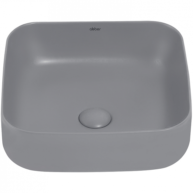 Раковина-чаша Abber Rechteck 39 AC2211MG Серая матовая от магазина ЛесКонПром.ру