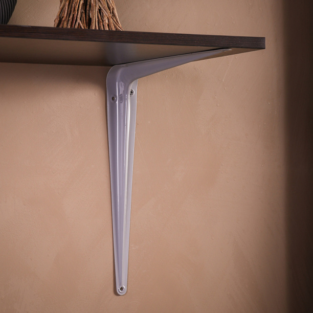 Кронштейн Практик 350х300 мм серый от магазина ЛесКонПром.ру