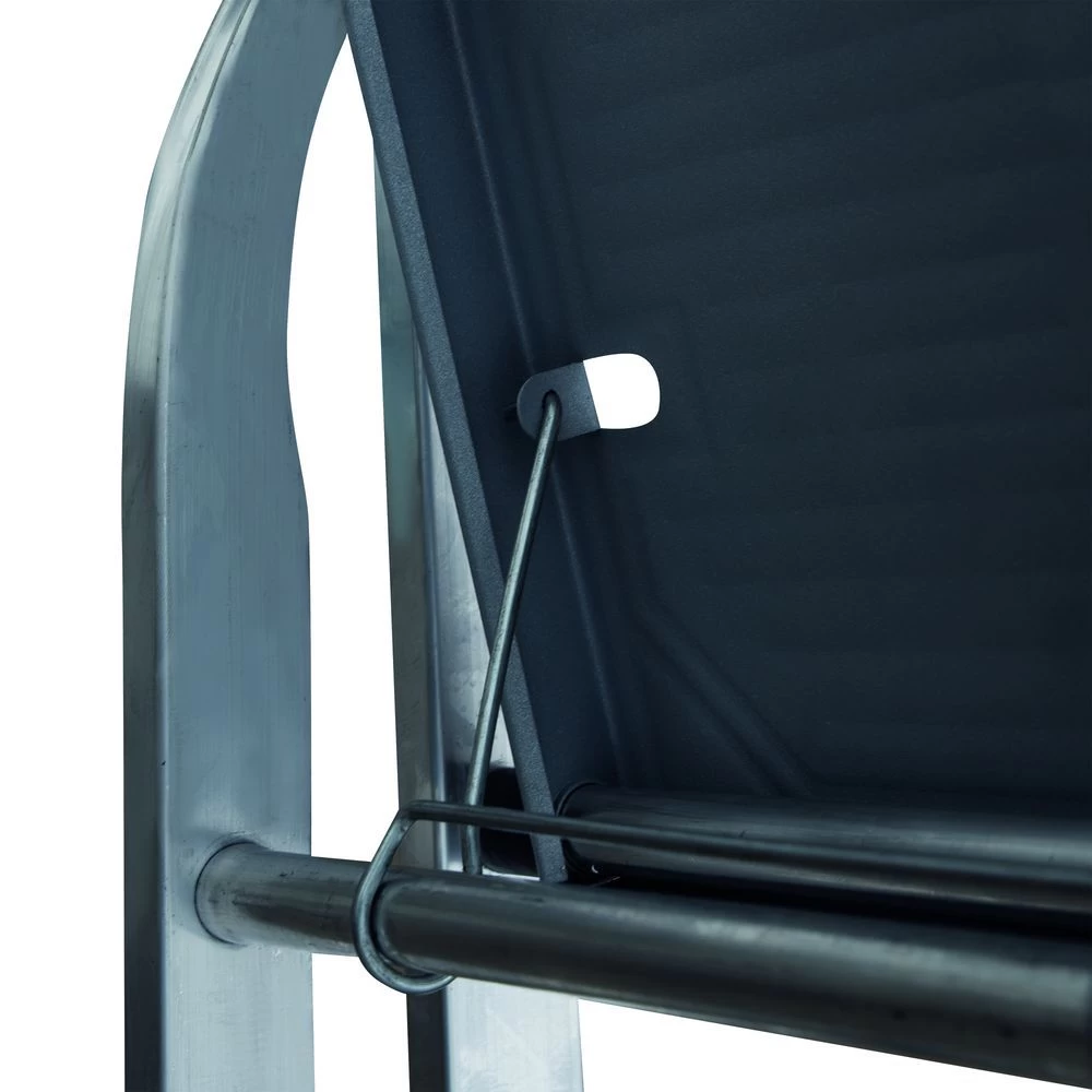 Стремянка алюминиевая с широкой ступенью и органайзером Новая Высота 7 ступеней (арт. 2118107) от магазина ЛесКонПром.ру