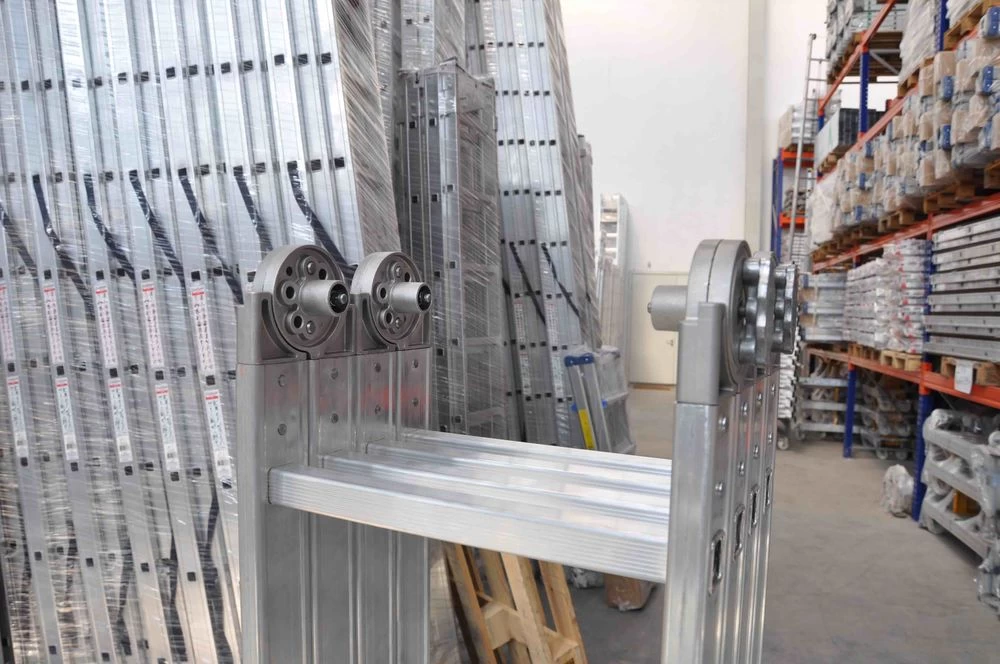 Алюминиевая лестница трансформер HERCULES 4Х5 CAGSAN от магазина ЛесКонПром.ру