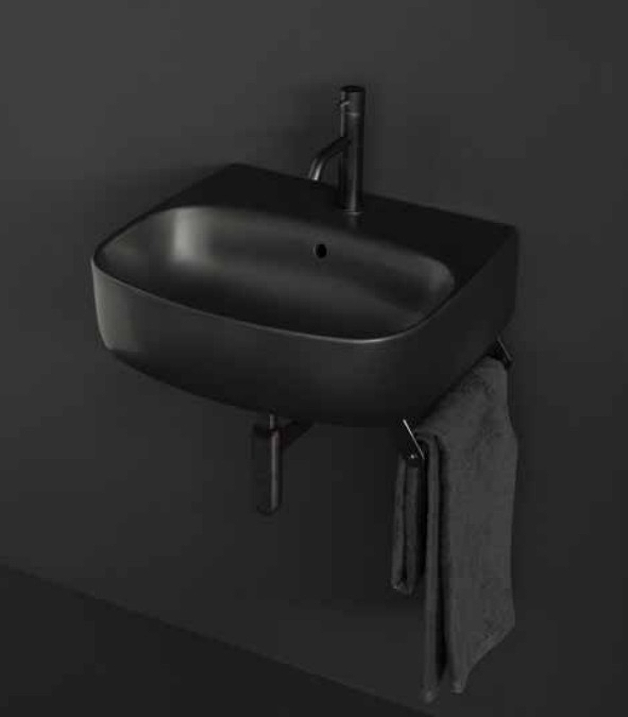 Раковина Kerasan Nolita 60 534131*1 Черная матовая от магазина ЛесКонПром.ру