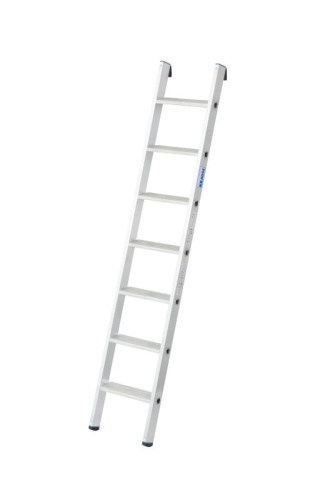 Лестница алюминиевая односекционная  с ступенями KRAUSE STABILO 7 ступ арт. 124418 от магазина ЛесКонПром.ру