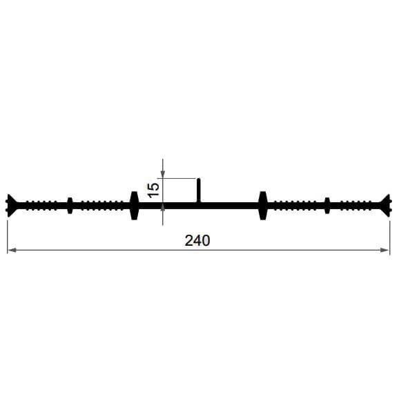 Гидрошпонка ПВХ ТЕХНОНИКОЛЬ IC-240-6 от магазина ЛесКонПром.ру
