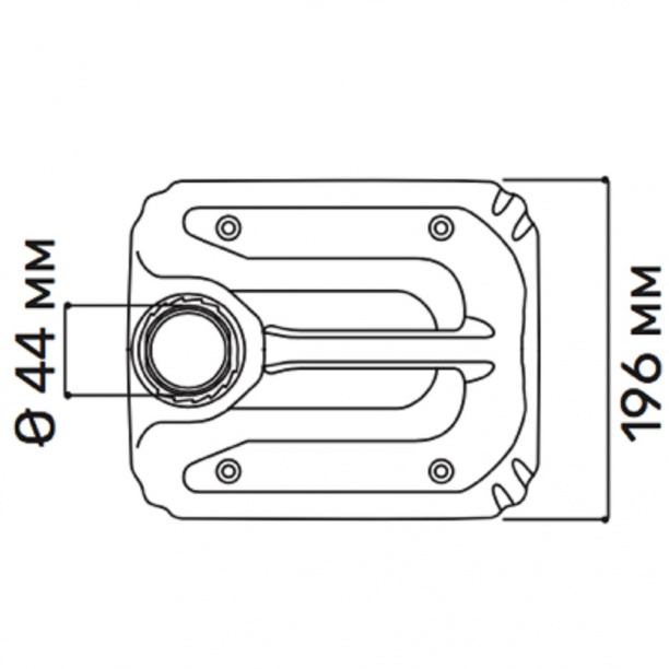 Канистра пластиковая 11 л от магазина ЛесКонПром.ру