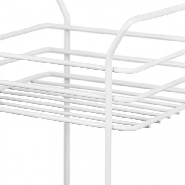 Этажерка для ванной ЧМЗ 3-ярусная сталь белая от магазина ЛесКонПром.ру