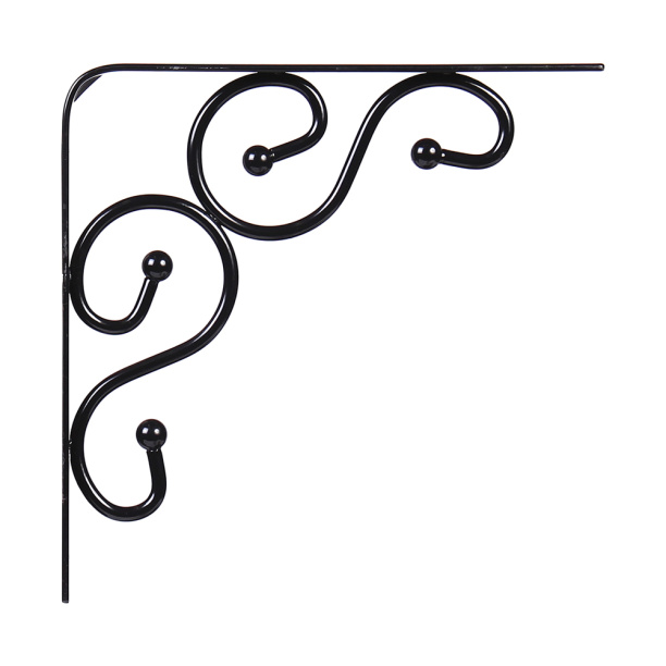 Кронштейн Лиана 200х200 мм черный от магазина ЛесКонПром.ру