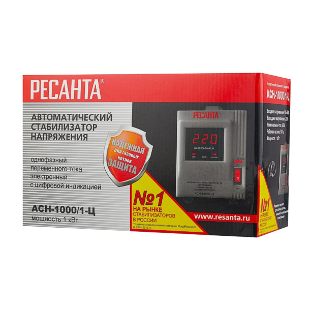 Стабилизатор Ресанта 1 кВА от магазина ЛесКонПром.ру