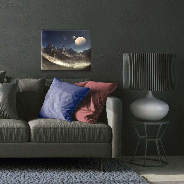 Канвас 50х40 см Неоновые тропики от магазина ЛесКонПром.ру