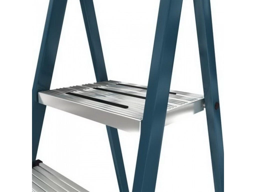 Стремянка алюминиевая анодированная Krause Securo 7 ступеней (арт. 126450) от магазина ЛесКонПром.ру