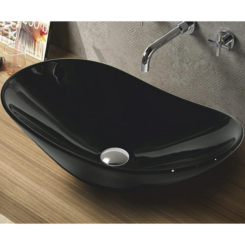 Раковина-чаша CeramaLux 60 7811АВ Черная глянцевая от магазина ЛесКонПром.ру