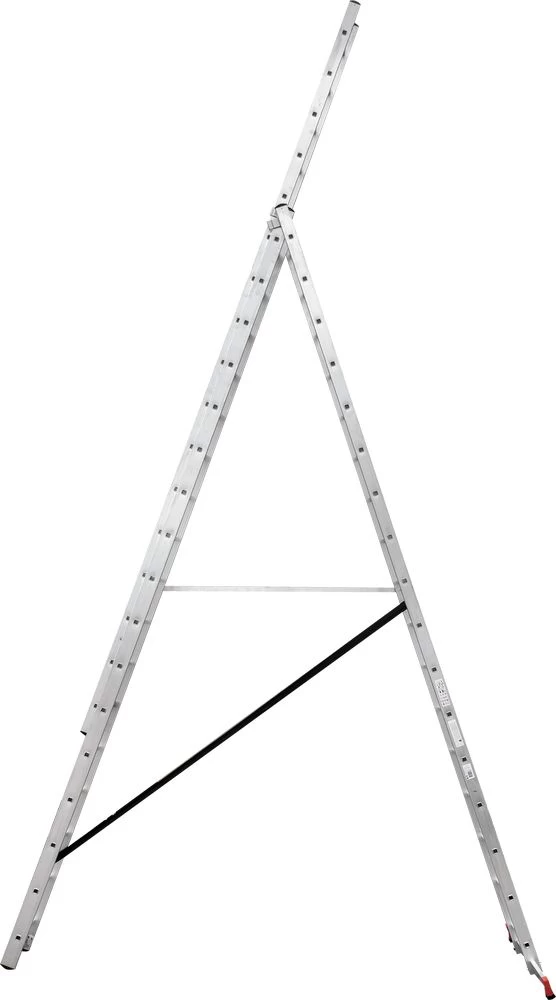 Лестница алюминиевая трехсекционная Новая Высота 3x17 арт. 1230317 от магазина ЛесКонПром.ру