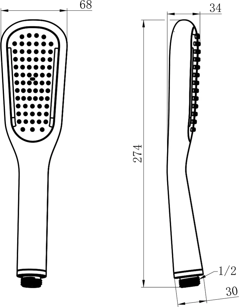 Душевая лейка Lemark LM0411C хром от магазина ЛесКонПром.ру