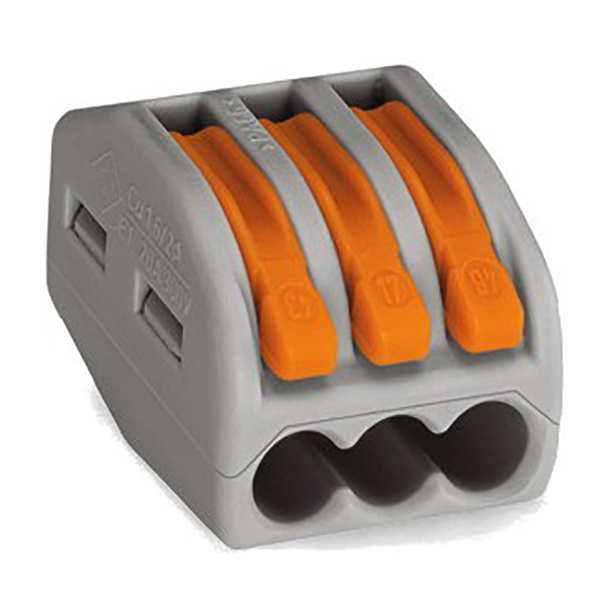 Клемма WAGO 3-проводная 5 шт от магазина ЛесКонПром.ру