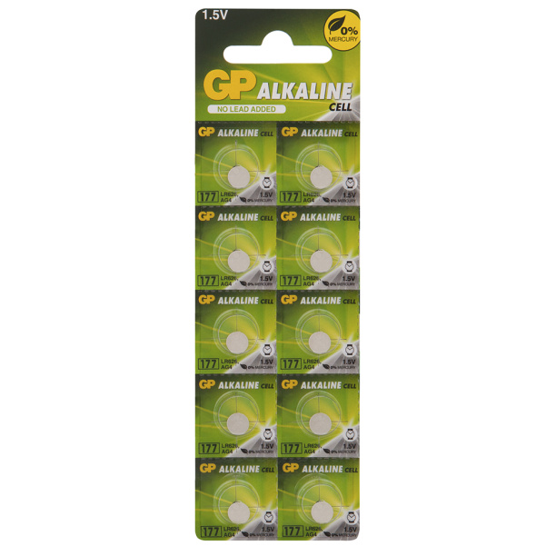 Батарейка GP 177A LR66 10 шт от магазина ЛесКонПром.ру