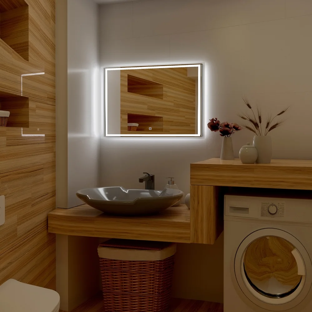 Зеркало Art&Max Monza 100х80 от магазина ЛесКонПром.ру