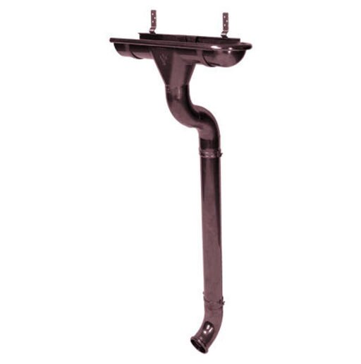 Хомут трубы Aquasystem 90/125 RAL 8017 от магазина ЛесКонПром.ру