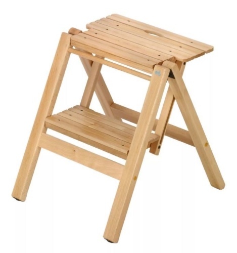 Стул-Стремянка Biblio-2 Beech (Бук) Aris от магазина ЛесКонПром.ру