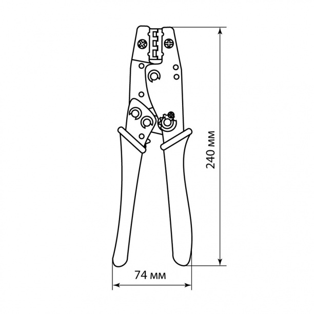 Пресс-клещи TDM ЕLECTRIC ПК-04 от магазина ЛесКонПром.ру