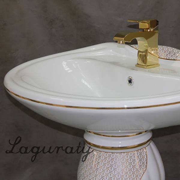 Раковина Laguraty 69 0766B Белая от магазина ЛесКонПром.ру