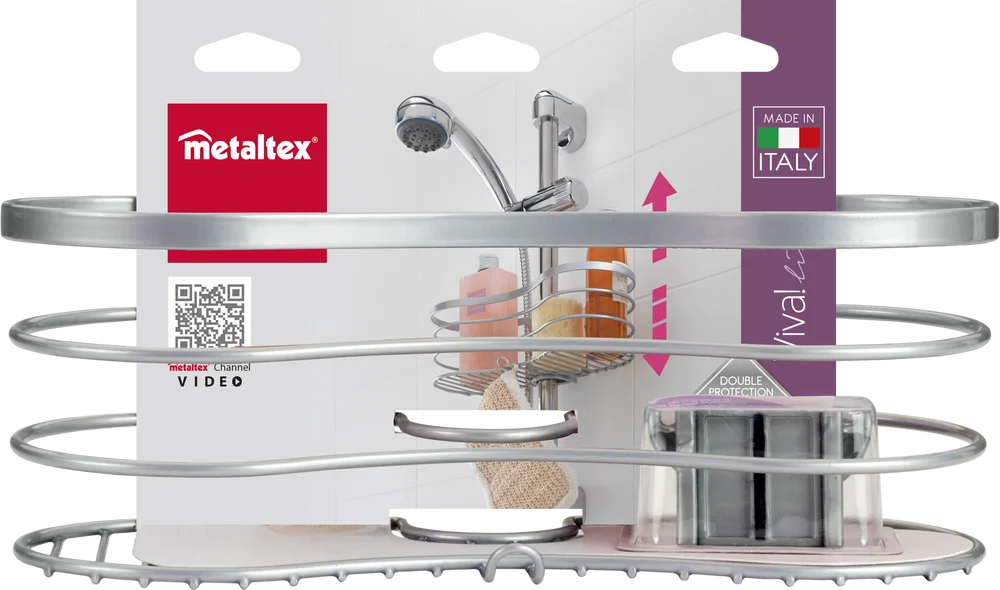 Полка Metaltex Viva 40.48.18 угловая от магазина ЛесКонПром.ру