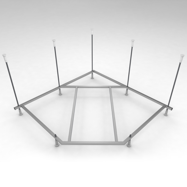 Каркас для ванны AQUATEK Ума 145х145 см от магазина ЛесКонПром.ру