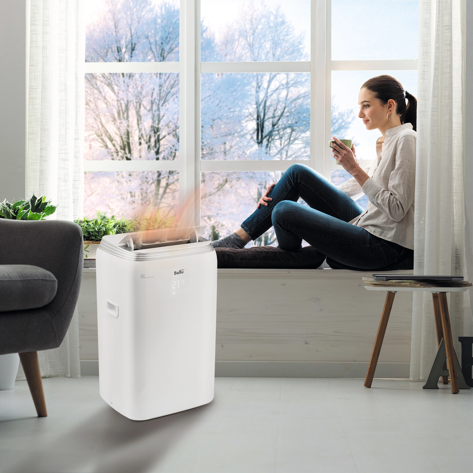 Кондиционер мобильный Ballu BPHS-11H от магазина ЛесКонПром.ру